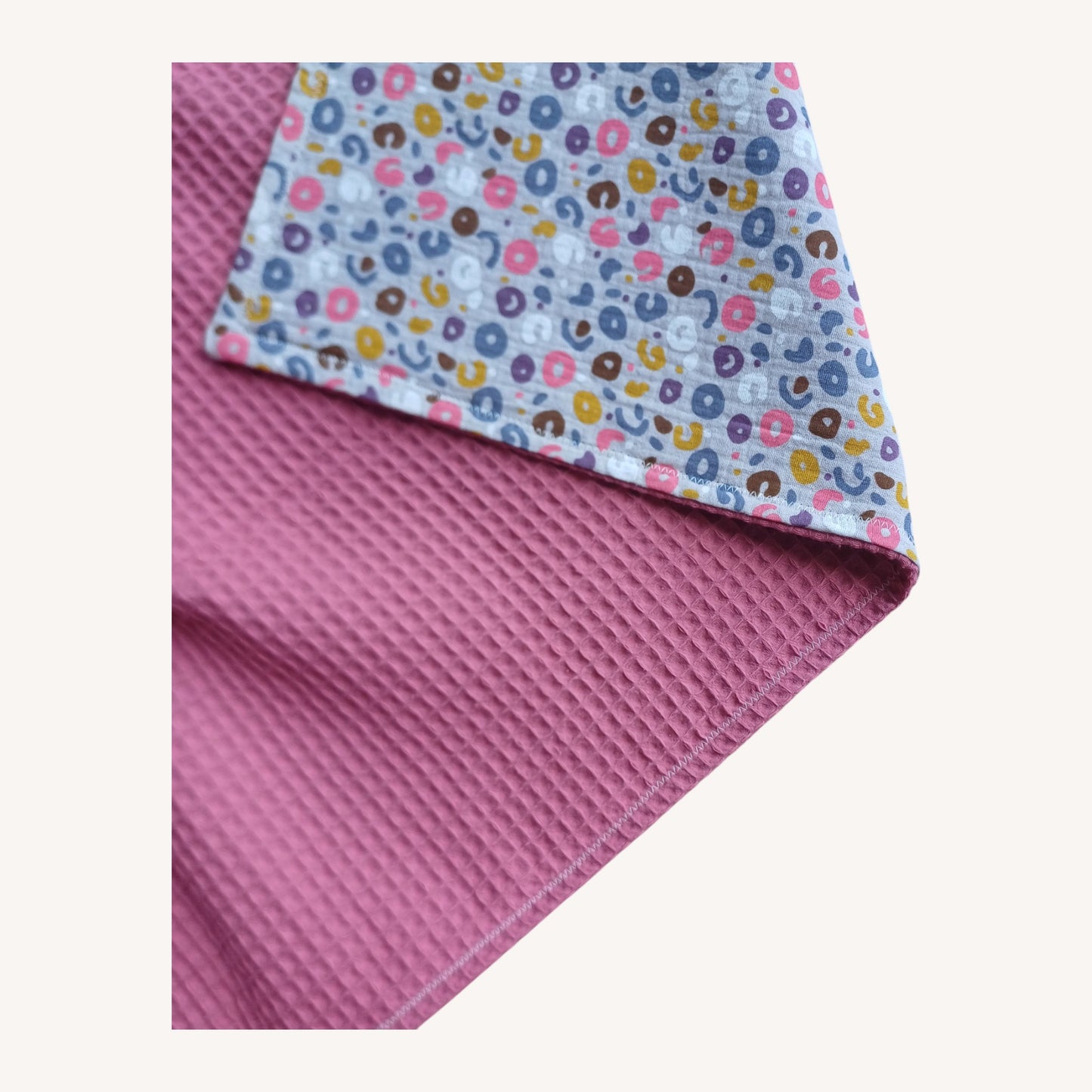 Wafeldeken roze