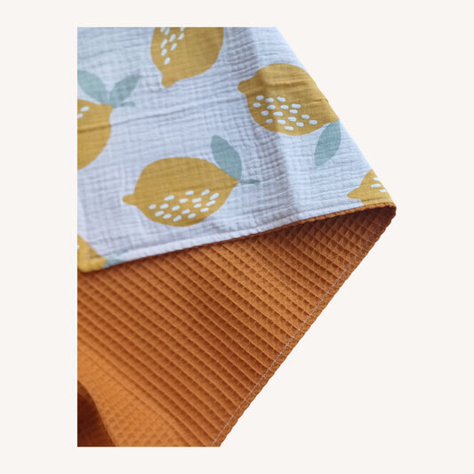 Wafeldeken oranje