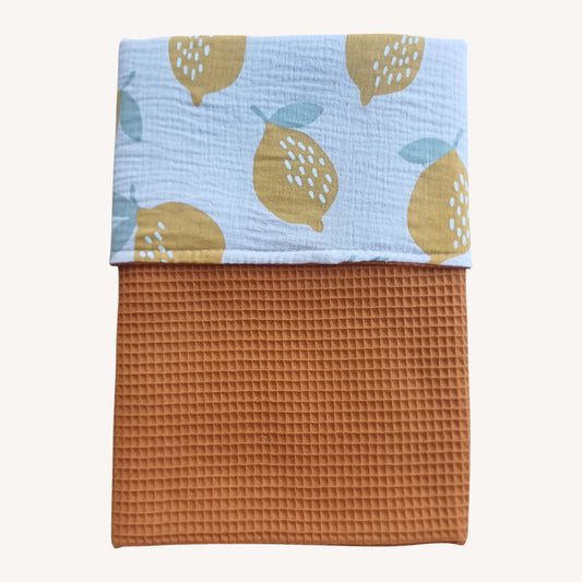Wafeldeken oranje