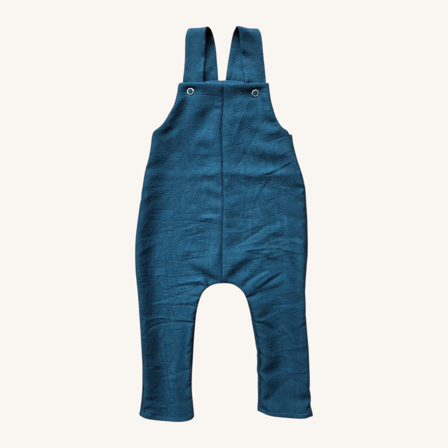 Tuinbroek in groen/turquoise