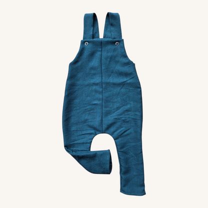Tuinbroek in groen/turquoise