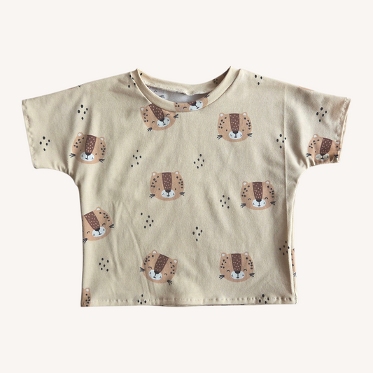 Shirt met luipaardjes