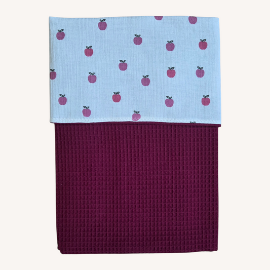 Wafeldeken rood