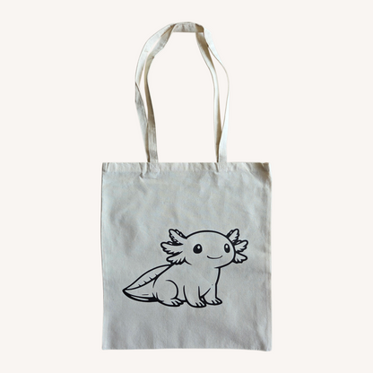 Totebag axelotl
