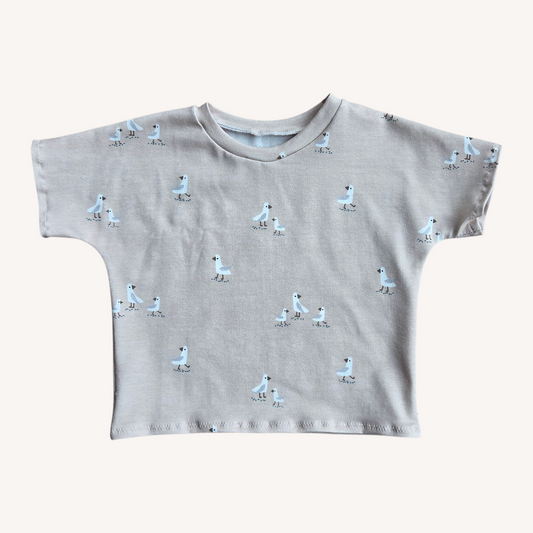 Shirt met meeuwen
